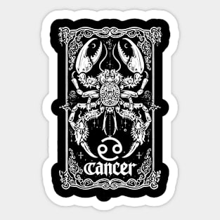 Cancer Astrology Zodiac tee Astrological Cosmic Crab T Sticker